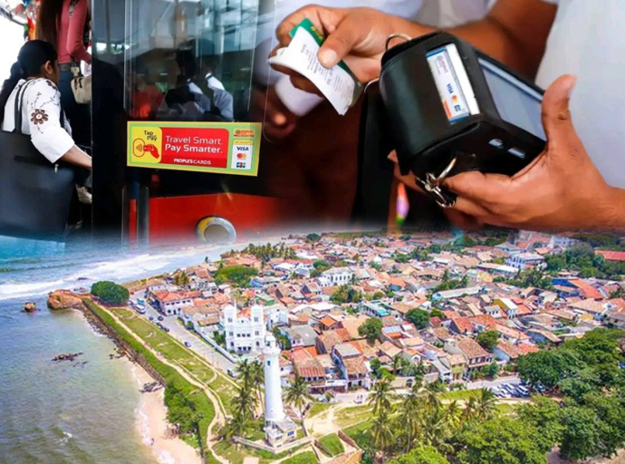 බස් ගාස්තු බැංකු කාඩ්මගින් ගෙවීමේ ක්‍රමවේදය දකුණු පළාතට හඳුන්වා දේ 
